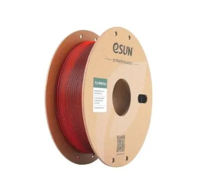 ESUN 1.75mm e-PLA Matte Estetik Filament - Siyah Kırmızı, 1kg
