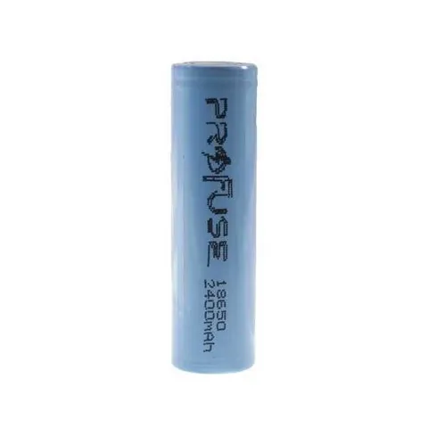 3.7V 2400mAh 18650 Li-ion Şarjlı Pil - Başsız