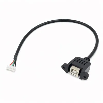 Panel Tipi USB-B Erkek - MX 1.25 5-Pin Dişi Anakart Kablosu