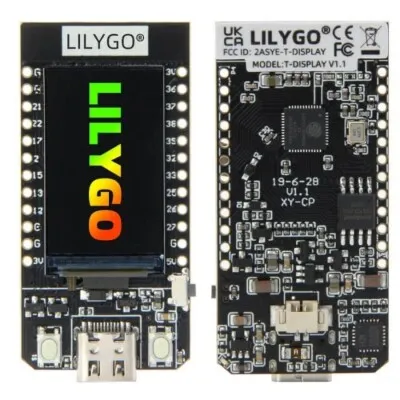 T-Display ESP32 16MB 1.14" ST7789 TFT Ekran Geliştirme Kartı