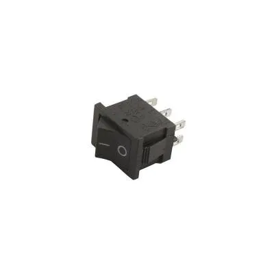 KCD1 On/Off Anahtar 6 Pin - Siyah