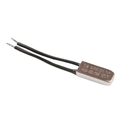 BW-9700 250V 5A NC 125 °C Metal Termostat