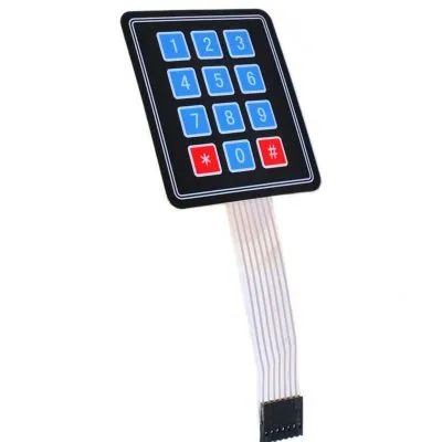 3x4  Membran Tuş Takımı - Keypad