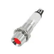 8mm 24V Kırmızı Sinyal Lambası (Metal)