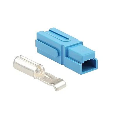 Tekli 75A 600V Anderson Power Akü Soketi - Mavi