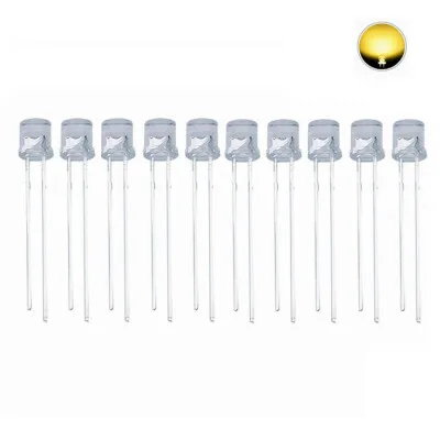 5mm Gün Işığı Kesik Başlı Led Paketi - 10 Adet