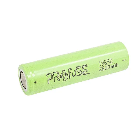 18650 3.7 V 2600mAh Li-ion Şarjlı Pil Kutup Başsız