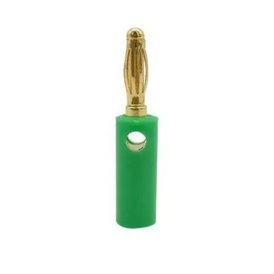4mm Yeşil Erkek Banana Konnektör