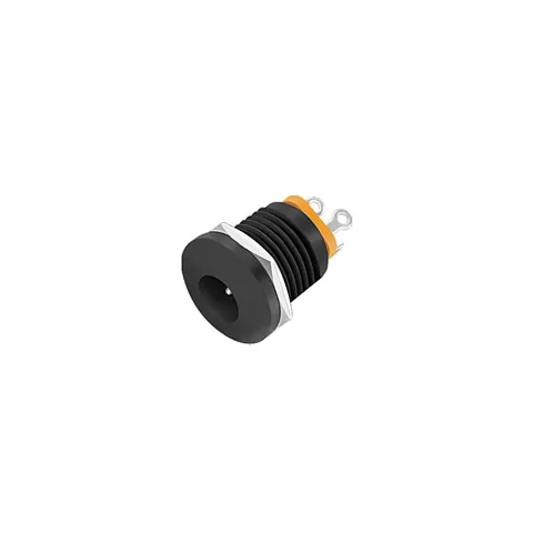 DC Güç Jakı 2.5mm Pano Montaj Yuvarlak Somunlu