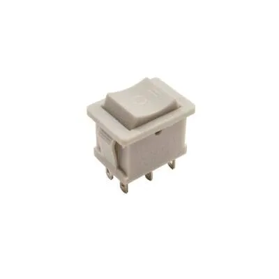 KCD1-5 ON-OFF-ON Anahtar 6-Pin - Gri