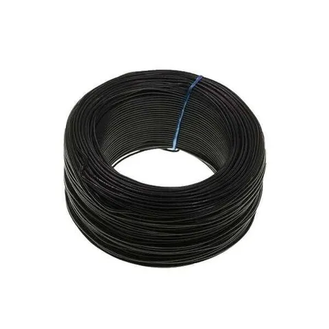 100 Metre Tek Damarlı Montaj Kablosu 24 AWG - Siyah