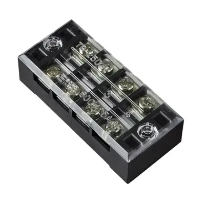 TB-2504 4P Çift Sıra Terminal Blok - 600V 25A