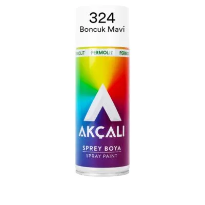 Permolit Akçalı Sprey Boya - 400mL,  Boncuk Mavi