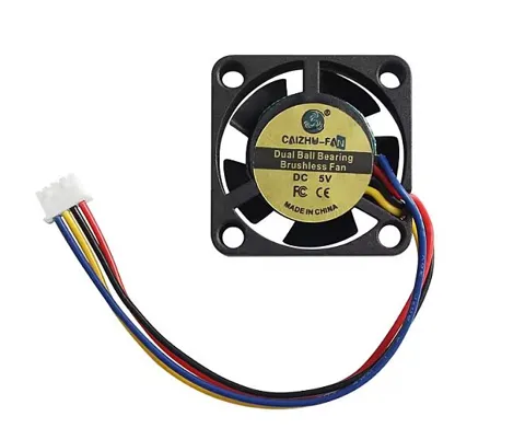 Bambu Lab X1 Serisi Uyumlu PWM Kontrollü 5V Bilyalı Yataklı Soğutma Fanı (25x25x10 mm - Ekonomik Sürüm)