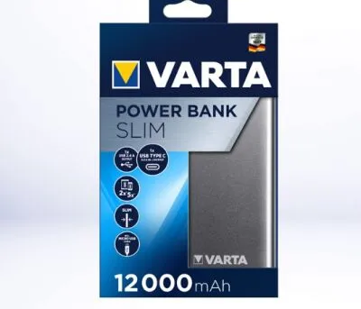 Varta SLIM Powerbank -12000mah