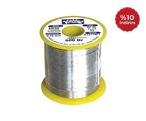 Kurtel Sn60/Pb40 Lehim Teli (500 gr. Makara) 0,75 mm