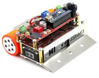 M1 Arduino Mini Sumo Robot Kiti - MONTAJLI, Genesis Robot Kontrol Kartı Temelli