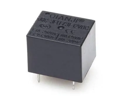 Qianji JQC-3F(T73)-12VDC Röle 5 Pin