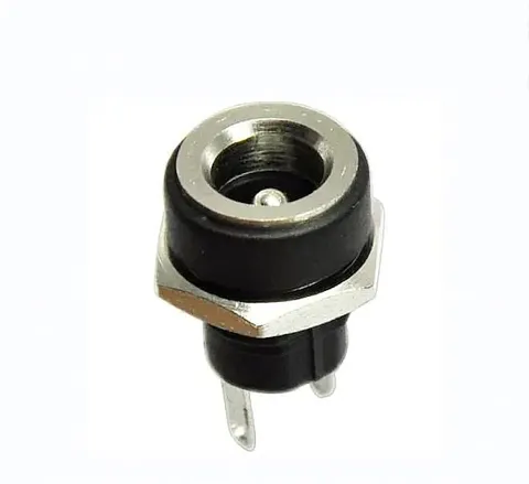 DC Güç Jakı 2.1mm Şase Montaj İç Metal 12mm
