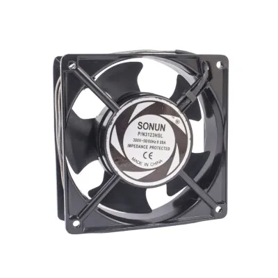 120x120x38mm 380V 50/60Hz 0.08A Metal Fan 2 Kablolu