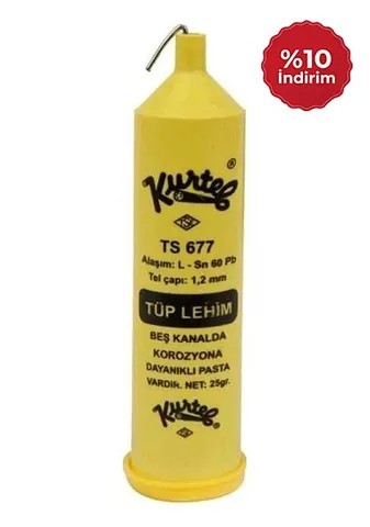 Kurtel Tüp Lehim Sn60/40 – 1.2 mm / (25 gr. Tüp)