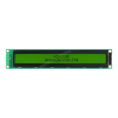 40x2 Karakter LCD Ekran - Yeşil Üzerine Siyah, STN YG Pozitif, 5V