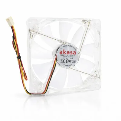 120x120x25mm 12V 0.18A Fan 3 Kablolu - RGB Işıklı