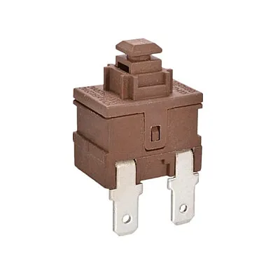 KFC-09C 2-Pin Anahtarlı Push Buton - Süpürge Anahtarı