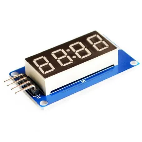 TM1637 4 Haneli Dijital Ekran  -  4 Digit LED Display Module