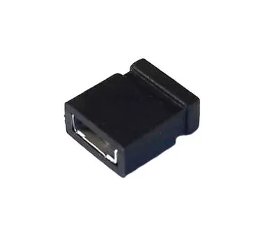 2 Pin 2.54mm Kısa Tip Dişi Jumper - 6.00mm - DS1027