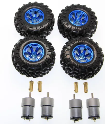 Arazi Robot Motor Teker Ekonomik Set