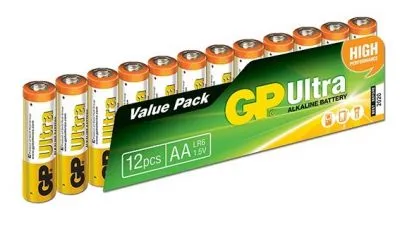 GP Ultra 1.5V AA LR6 Kalem Pil - 12'li Ekonomik Paket