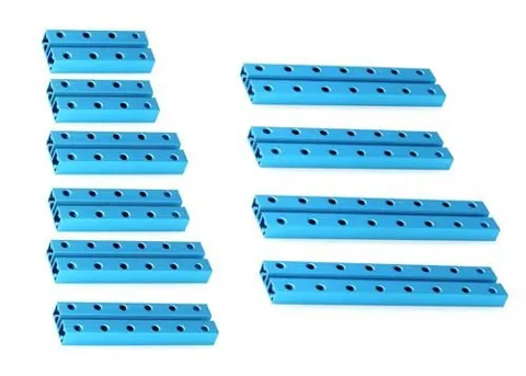 Makeblock Kısa  boy kiriş Paketi  -  Beam 0824 Robot Pack-Blue