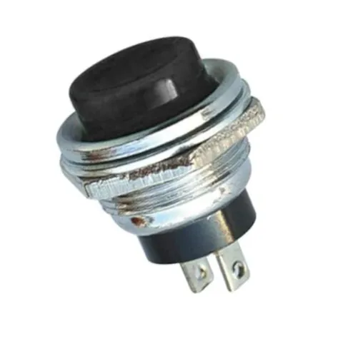 IC180 Metal Büyük Renkli Buton - Siyah