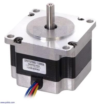 NEMA 23 Hibrit Step Motor: Unipolar-Bipolar, 200 Adım, 5.7V 1A/Faz PL-1476 (SY57STH41-1006A)