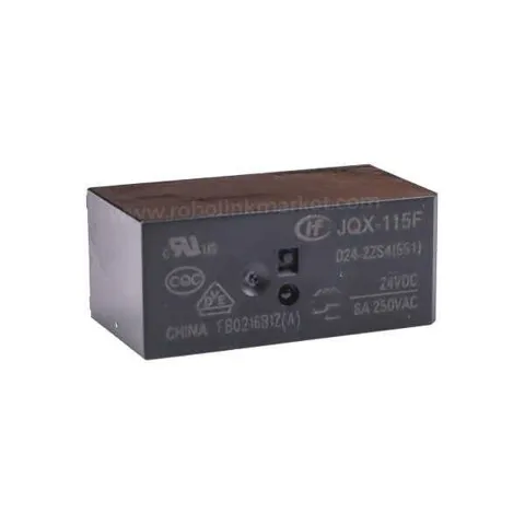 JQX-115F ( HF115 ) / 024-2ZS4 Röle 24VDC 8A