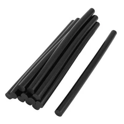 Silikon Çubuk Kalın - Siyah - 11mm - 1 Adet