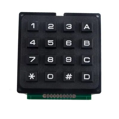 4x4 Telefon Stili Matrix Keypad