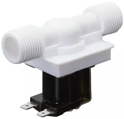 Plastik 12 V Solenoid Su Valfi 1.27cm Çap