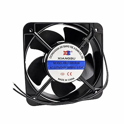 150x150x50mm 220VAC 0.23A Metal Fan - XBU15050HBL
