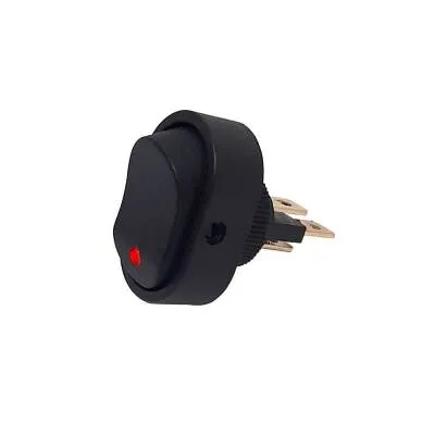 ASW-20-2 Oval Nokta Isikli Anahtar 12V