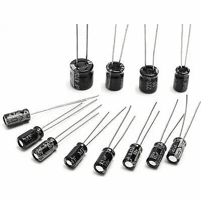 68uF 250V Elektrolitik Kondansatör 13x26mm - Kısa Bacaklı