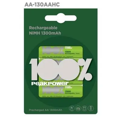 PeakPower 1300mAh 4'lü AA Şarj Edilebilir Pil