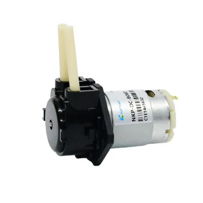 12V Peristaltik Sıvı Pompası - Siyah, 47 ml/d (NKP-DC-B08D)