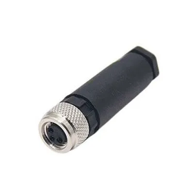 M8 4 Pin Dişi Konnektör