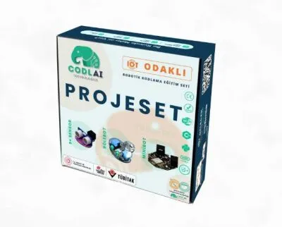Codlai ProjeSet IoT Tabanlı Robotik Kodlama Seti (Minibot + Rolebot + 9 Sensör)