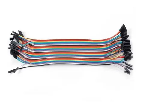 40 Pin Ayrılabilen Dişi-Dişi Jumper Kablo-200mm