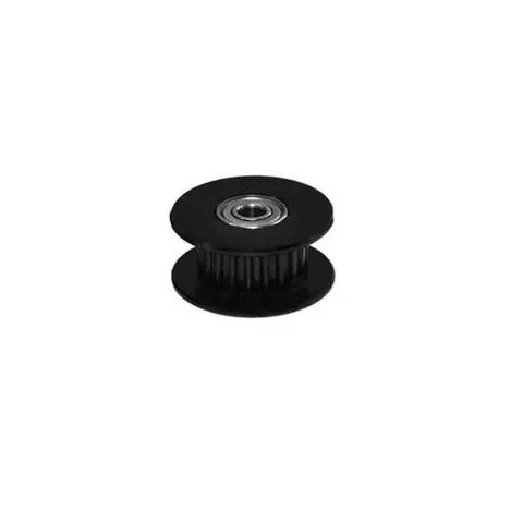 20 Diş GT2 6mm Rulmanlı Kasnak - 3mm Şaft Çapı - Siyah