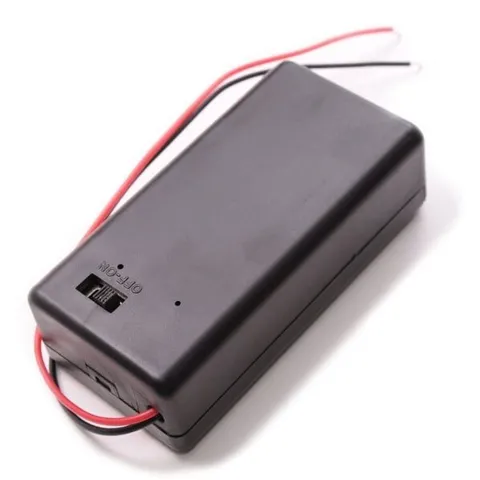 9 V Pil Yuvası (Kutulu ve Switchli) - Pil Yatağı