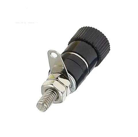 4mm Bağlantı Terminali Büyük Boy Siyah